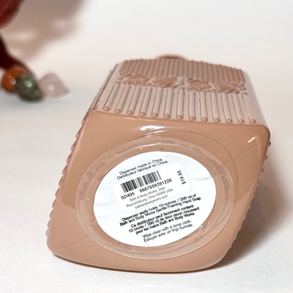 TAN FLORAL Foaming Hand Soap Dispenser - Picture 2 of 5